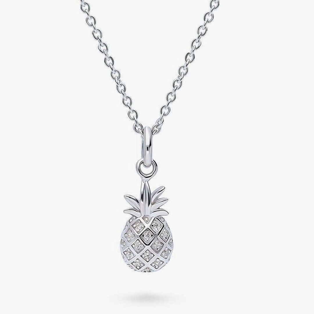Pineapple Pendant Necklace Beautiful Wedding Necklace Etsy