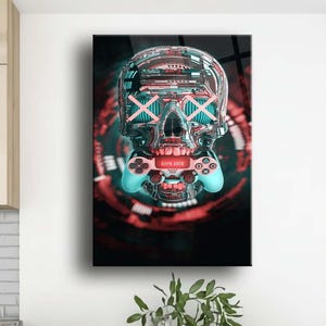 Game Over wall art Game Over sign Game Over print video game room decor gamer wall decor gift for gamer game night decor