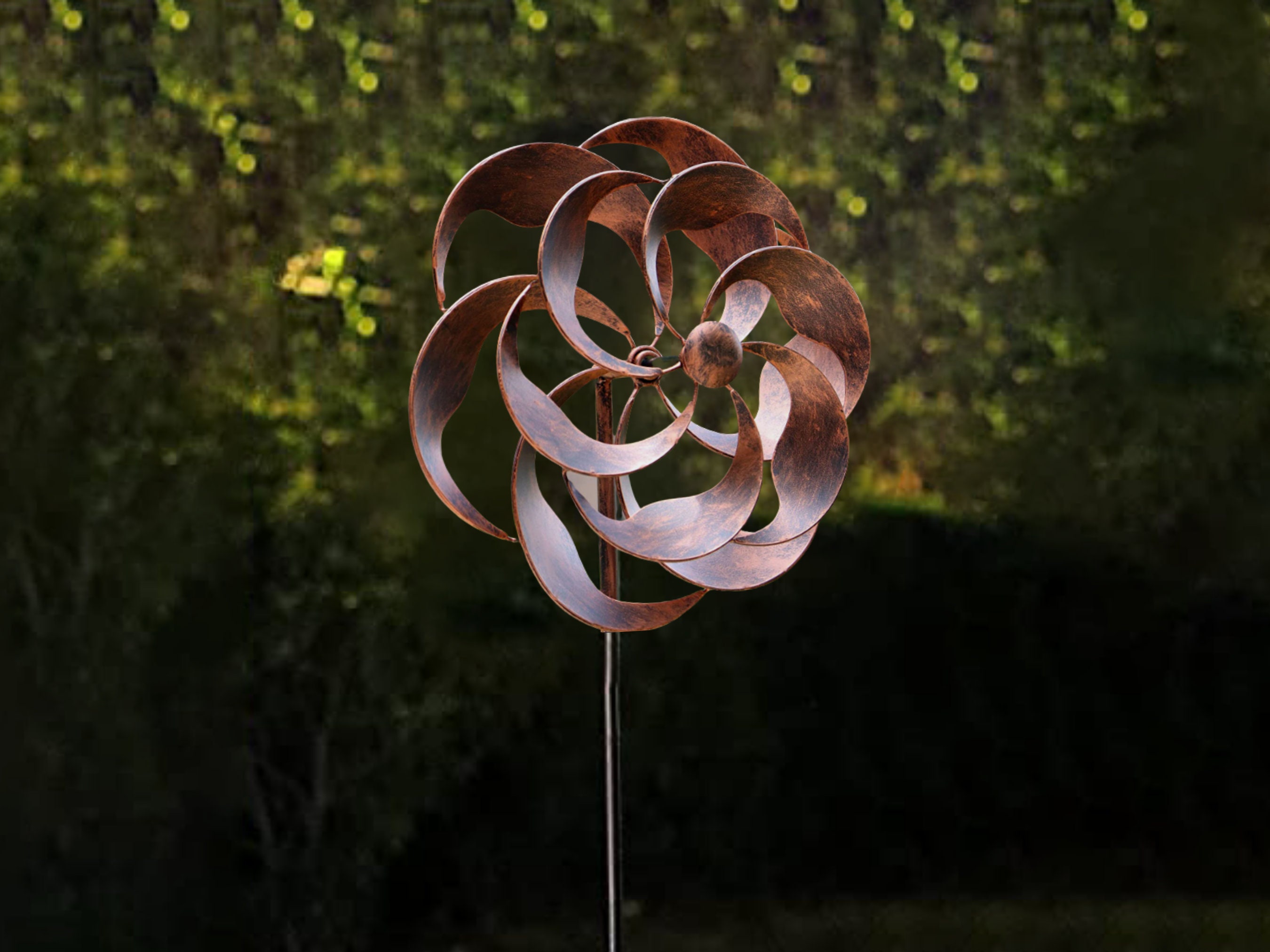 Rustic Wind Spinner, Metal Yard Art, Garden Decoration, Landscape Etsy