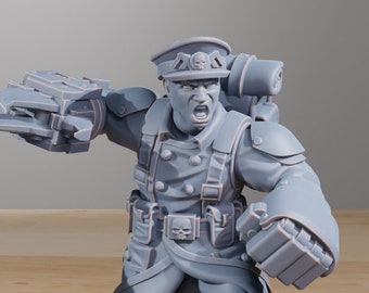 GrimGuard-infanteriesupplement + basis(en) 16K | 12K UHD-prints van StationForge | Loopgravenoorlog | Schurkeninfanterie | Tempeliers: leegtebewaker