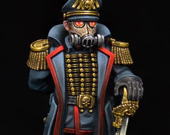 GrimGuard Officer + Base(s) 16K | 12K UHD Prints by StationForge | Trench Warfare | Rogue Infantry | Void Guard Templar