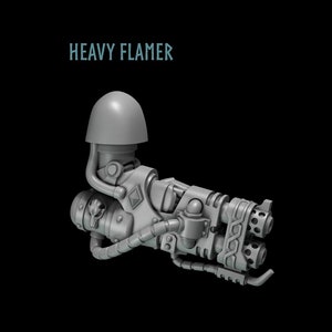 Primal Beasts [Termi Heavy Flamer] Elite Upgrade Kit (Set of 5) - | Kitbash | Upgrade | Proxy | Wolf Guard | Trench Knights | Norse Vikings