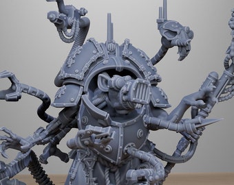 Raticus Techer Priest von StationForge Miniatures 12K / 16K UHD - Grimdark Future | Aasfresser | Weltall Ratten | Plage