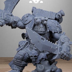 Orkaz Assassin + Base(s) 16K | 12K UHD Prints by StationForge Miniatures | Imperium | Agents | Inquisitors | Rogue Trader