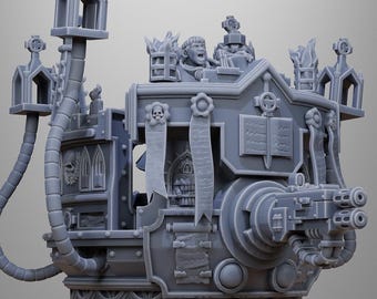 Vodalites Pulpit + Base(s) 16K | 12K UHD Prints by StationForge Miniatures  | Death March