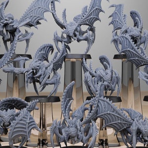 Xenarid Flying Crawlers (Set of 10) 12K | 16K UHD by StationForge Miniatures - | Grimdark | Xenos | Alien | Psyker | Synapse | Shadows Warp