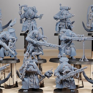 Raticus Grunts (11er Set) von StationForge Miniatures - Grimdark Future | Aasfresser | Graben-Eiferer | Fußkette Kreuzzug