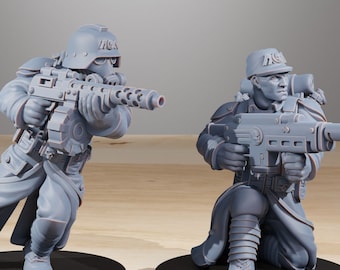 GrimGuard-infanteriesupplement + basis(en) 16K | 12K UHD-prints van StationForge | Loopgravenoorlog | Schurkeninfanterie | Tempeliers: leegtebewaker