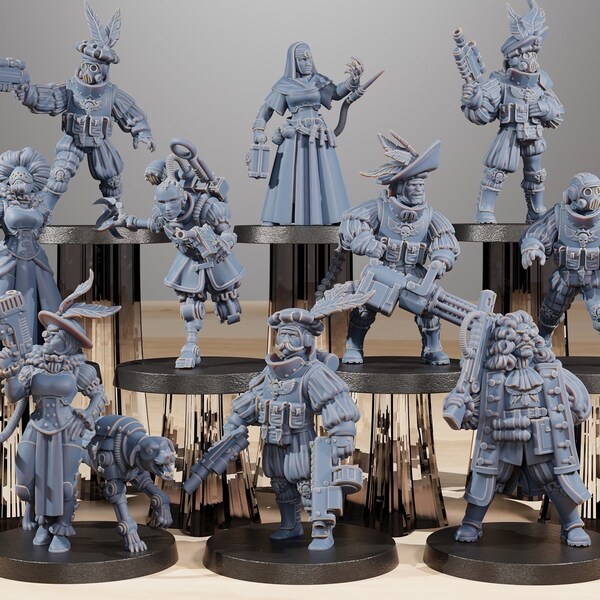 Royal Guard Starflys (Set of 10) - 16K UHD Prints | Trench Guards | Death Division | Legion Mercenaries | Defense | Rogue Space