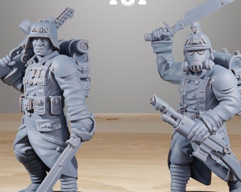 GrimGuard-infanteriesupplement + basis(en) 16K | 12K UHD-prints van StationForge | Loopgravenoorlog | Schurkeninfanterie | Tempeliers: leegtebewaker