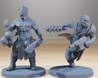 Corrupted Guard Smashers (Set of 2) + Base(s) by StationForge - Military Guards | Heretics | Zealots Heralds | Cultists | Templars | Demons