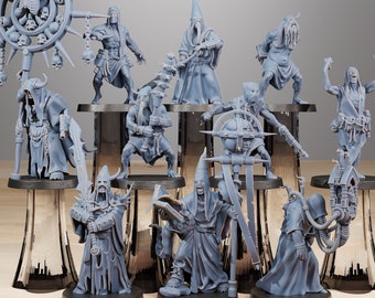 Corrupted Guard Fanatics (Set of 10) + Base(s) by StationForge Miniatures - Imperial | Death Division | Chaos Guardsmen | Heretic Renegades