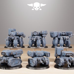 Scavenger Volatiles (Set of 3) + Base(s) by Station Forge - Mechanicus | Waste Nomads | Mars Tech Priests | Machine Cult | Grimdark Future