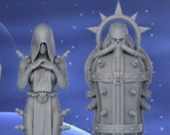 Lunar Bonebreak Pilots by DakDak Miniatures - 12K / 16K Grimdark Future | Templars | Templar Zealots | Nuns | Silence | Heralds