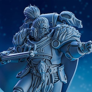 Stormbringer Turr Wolf Jaw - 12K/16K UHD - by DakkaDakka Miniatures - Grimdark | Space Vikings | Frost Wolves | Imperium | Fenris