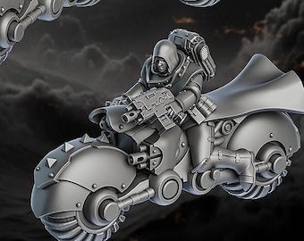Biker Sisters Squad (3er-Set) 12K | 16K UHD von DakDak Miniatures - Order of Repentance | Grimmdunkel | Templer |