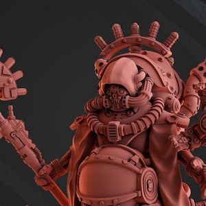 Machine Cult Archon Balthazar - | 8K Resin Printed Miniature | Machine Cult | Mechanicus | Grimdark Future | by DakkaDakka