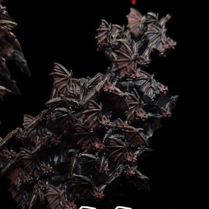 Bat Swarm (juego de 2) Impresión UHD de 12k/16k de Warp Miniatures