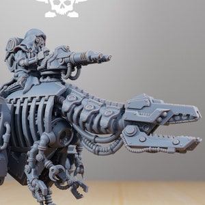 Alfa Rider Catador (Conjunto de 1) - | Sacerdote de Tecnologia de Marte Catador Dinossauro Rider Diesel Titan | Impressão em resina de alta qualidade 8k da Station Forge