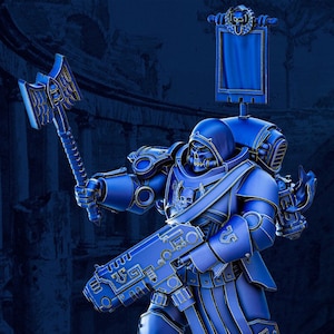 Legio Prima Victrix - Priest by DakkaDakka Miniatures - Grimdark | Sci-fi Future | Ultra Space | Marine Warriors