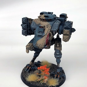 Staghound Scout Walker with Missiles by NFEYMA | Imperial Guard | Military Vehicle | Tabletop top Model | Astra Sentinel |