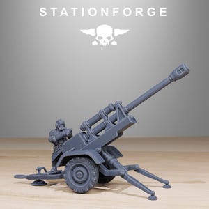 GrimGuard Tankette Mortar 16K | 12K UHD Prints by StationForge Miniatures | Steel Legion | Astra Militarum | Death Korp
