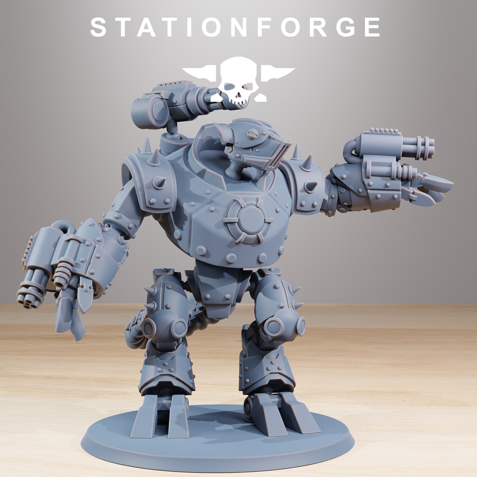 Raticus Clanker Battle Bots + Base(s) by Stationforge Miniatures ...
