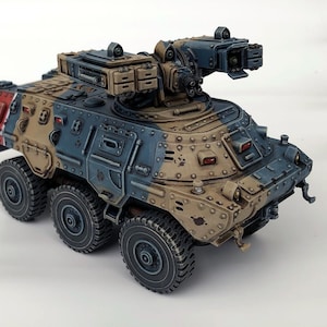 Minotaur Wheeled IFV (1 Model + Options) by NFEYMA | Imperial Guard | Heavy Armored Military Tank | Tabletop Mini Model | Astra Sentinel |