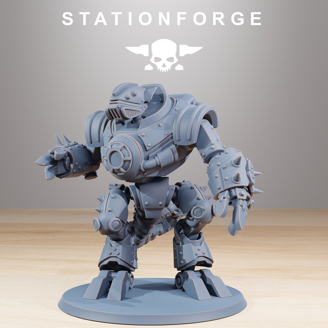 Raticus Clanker Battle Bots + Base(s) by Stationforge Miniatures ...
