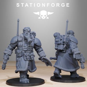 GrimGuard Frostwatch Mutants Singles Pack by StationForge - Grimdark Future | Sci-fi | Wargames | Miniature Proxy