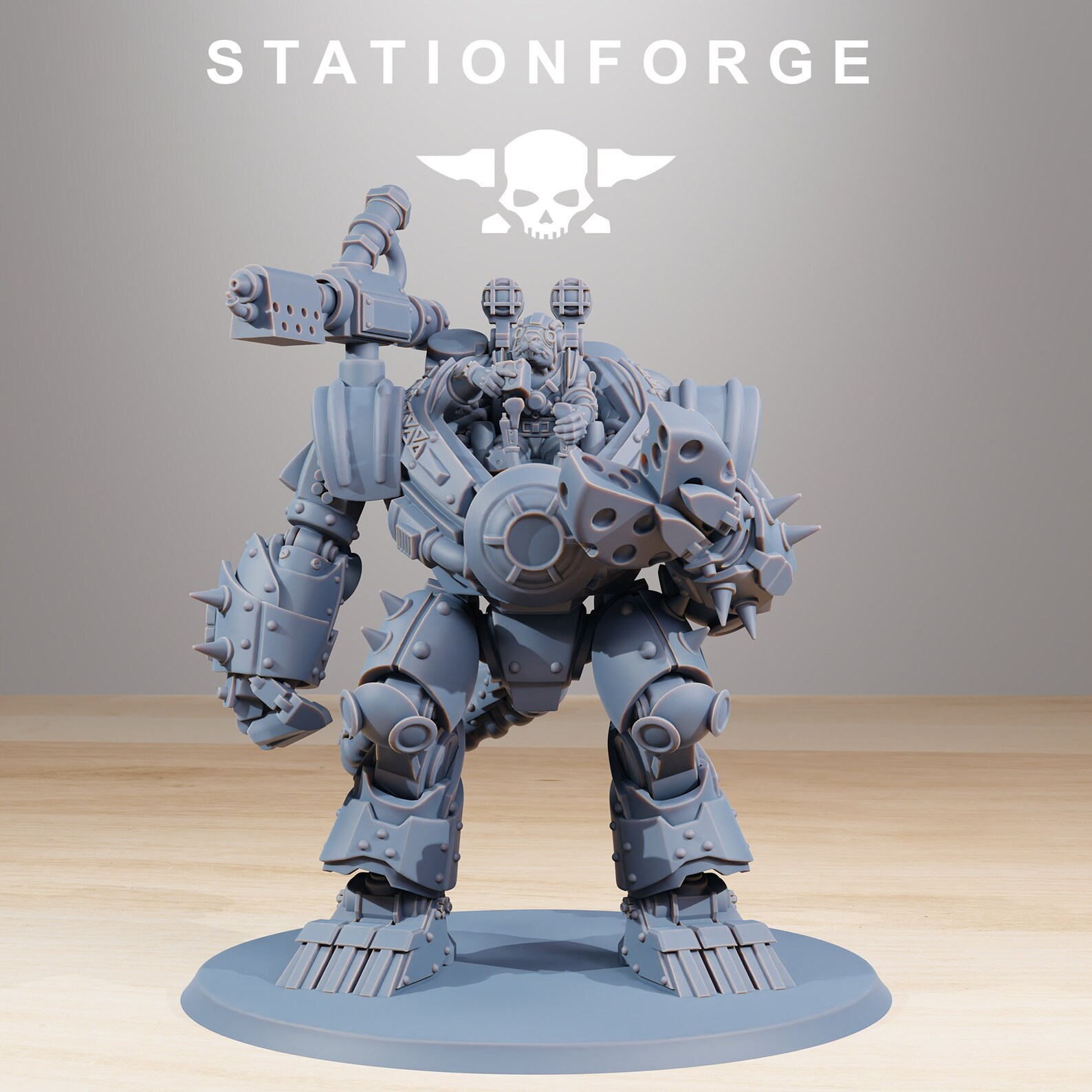 Raticus Clanker Mega Bot (1 Model) + Base(s) by Stationforge Miniatures ...