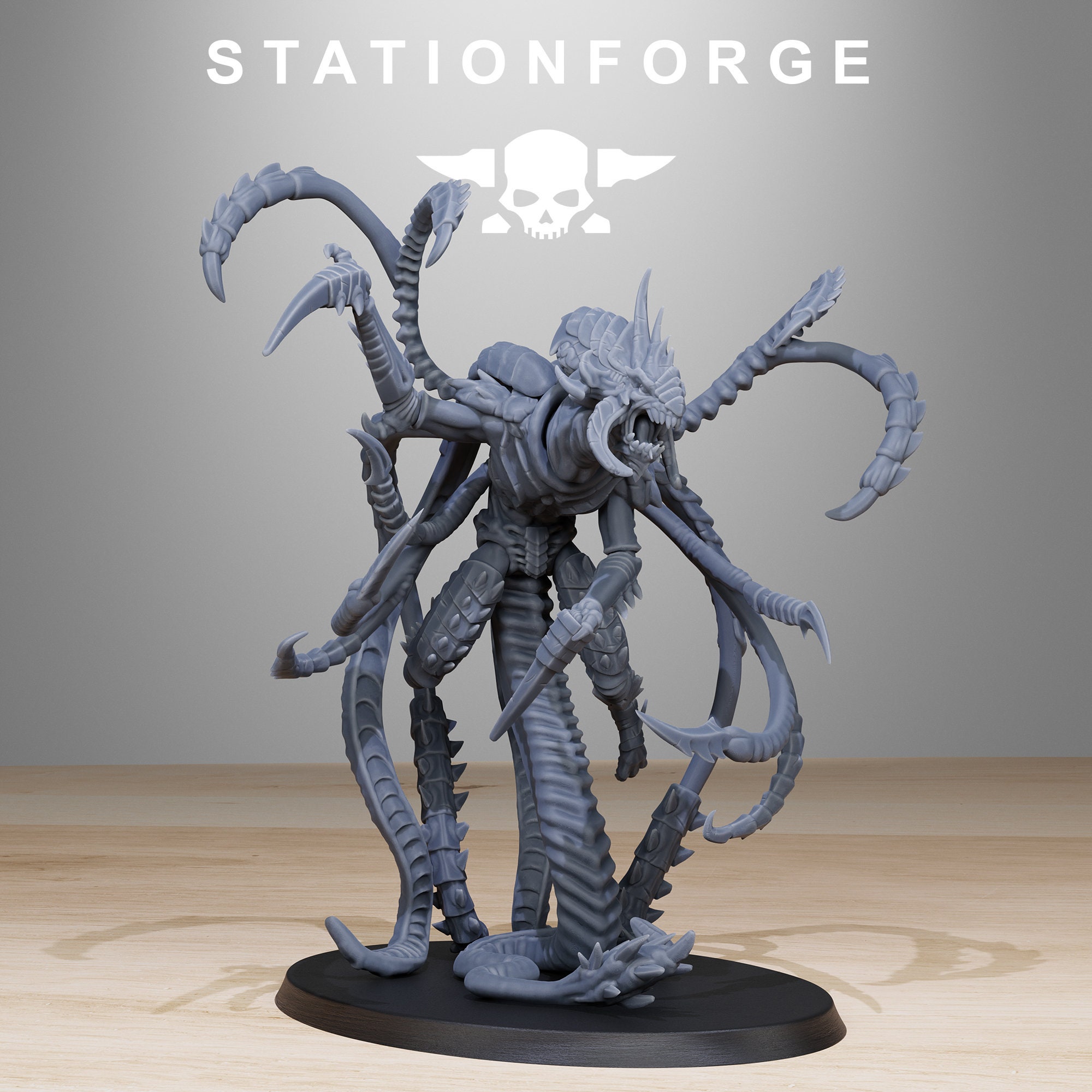 Xenarid Assassin 12K | 16K UHD by Stationforge Miniatures