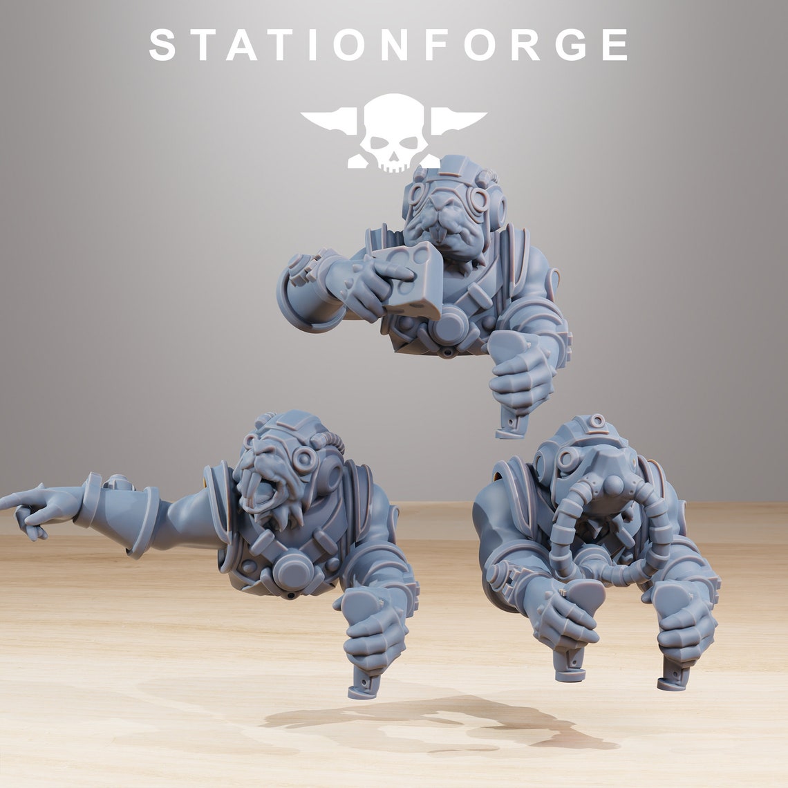 Raticus Clanker Mega Bot (1 Model) + Base(s) by Stationforge Miniatures ...