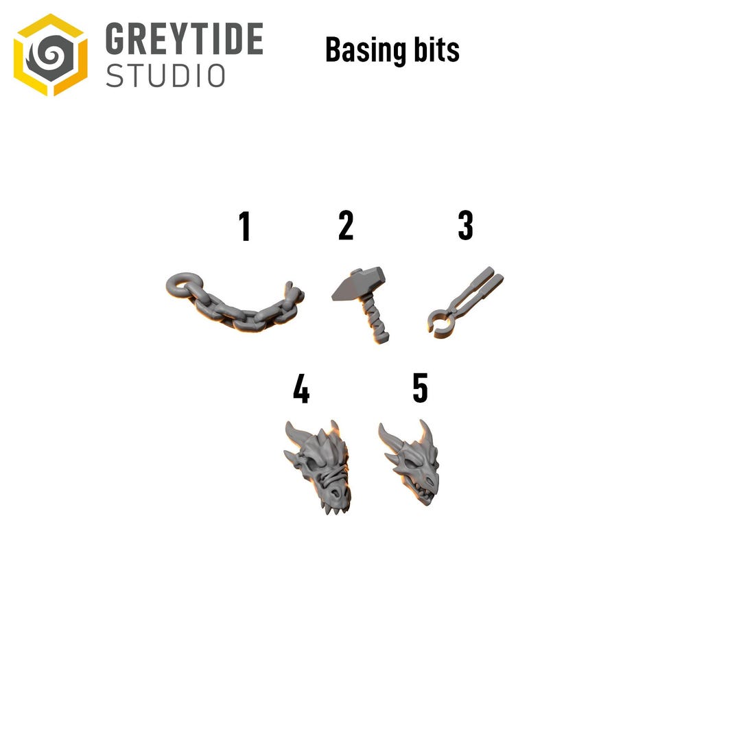 Anvil Wardens Basing Bits (set of 5) 16K | 24K UHD by Greytide Studios ...