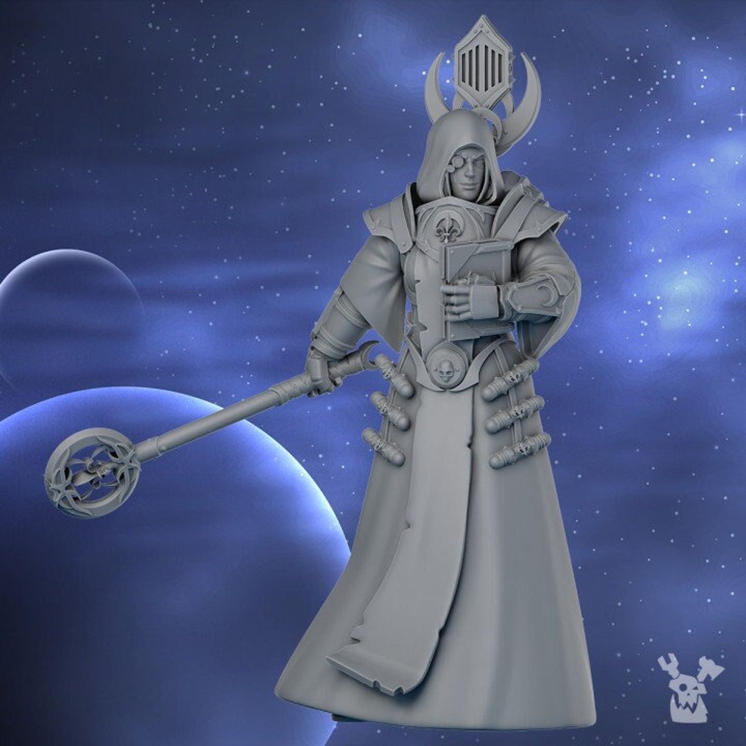 Star Scroll Keeper by Dakkadakka Miniatures Grimdark Future Sororitas