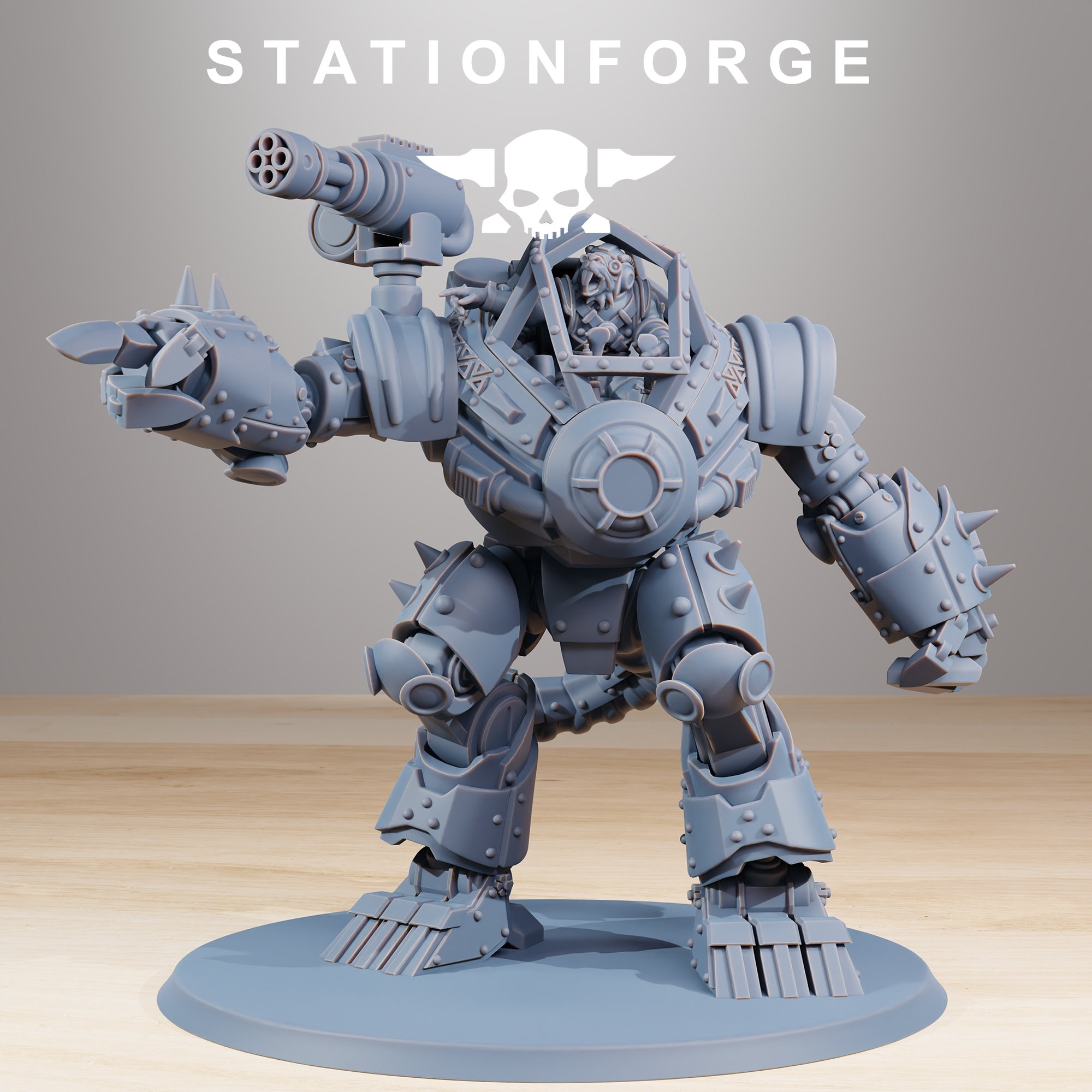 Raticus Clanker Mega Bot (1 Model) + Base(s) by Stationforge Miniatures ...