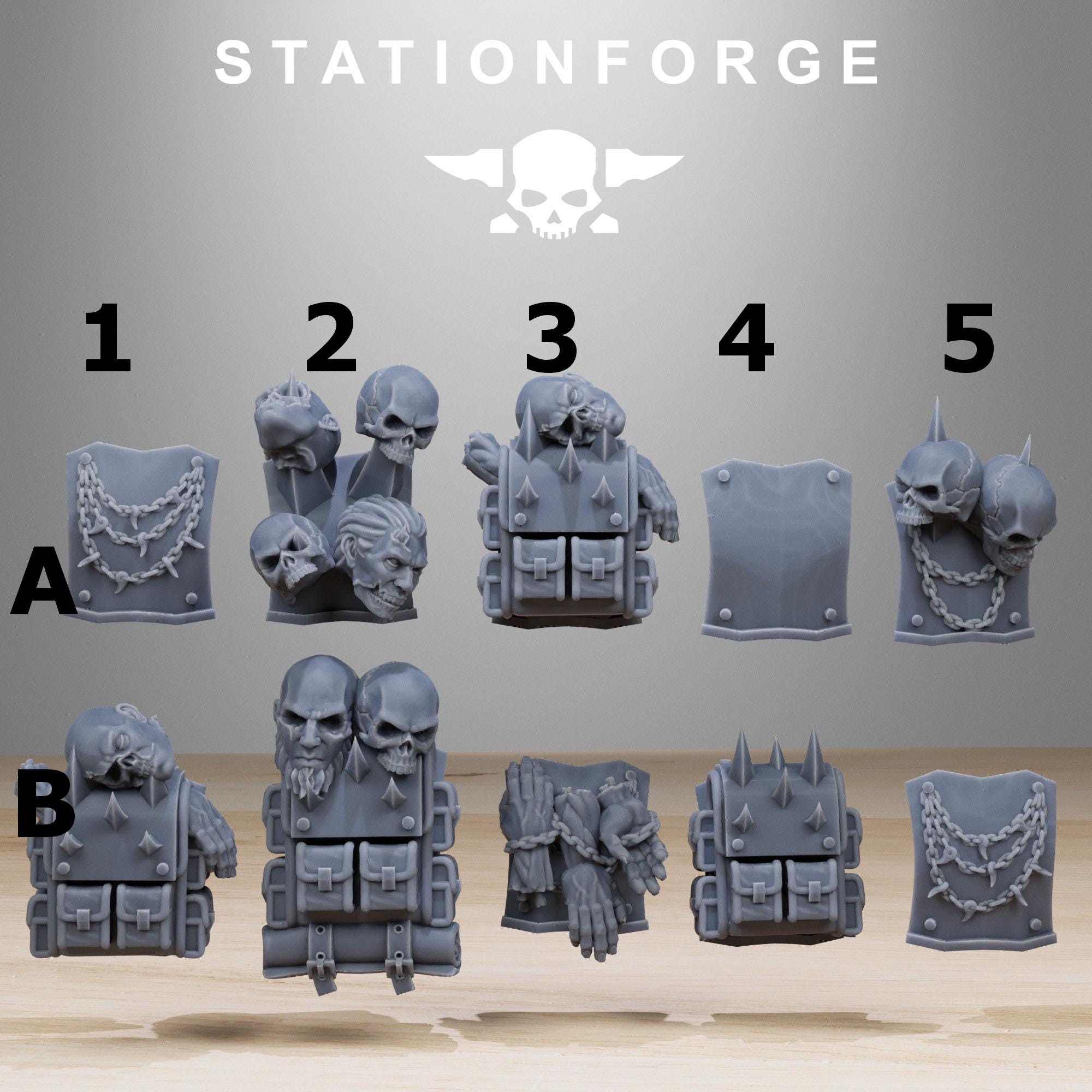40k metal mini putting backpack Starforged De Gloria Cadia Support Backpack MK. Warhammer 40k Cadian Astra  Militarum Men's Bag Other