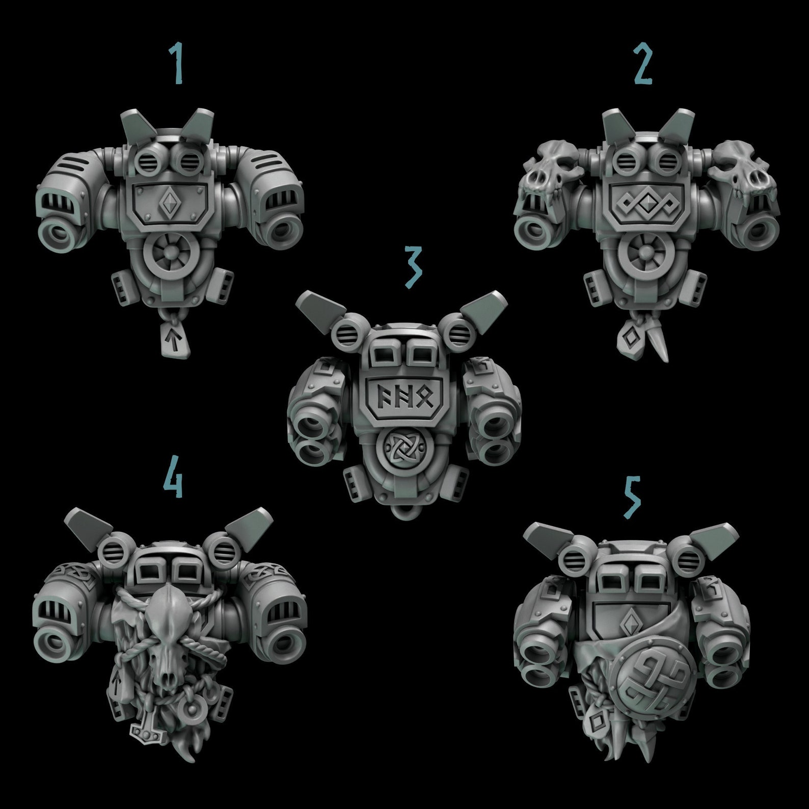 Primal Beasts Wolves [jet Packs] Elite Upgrade Kit (set of 5 ...