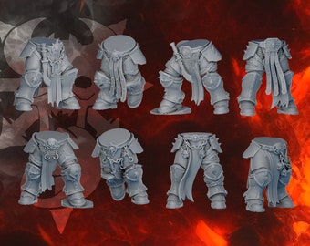 Unzertrennliche Legion-Infanterie-Bausatz (30 Teile) von DakDak Miniatures - | Upgrade-Bits | Kitbsch | Beine | Torsos | Umhänge