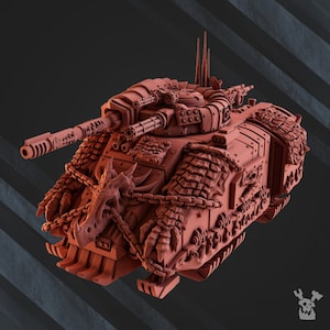 Salamanders Dragon Hover Tank by DakkaDakka Miniatures - | 8K 3D Print | Grimdark Future | Space Warriors | Knight Fighters |