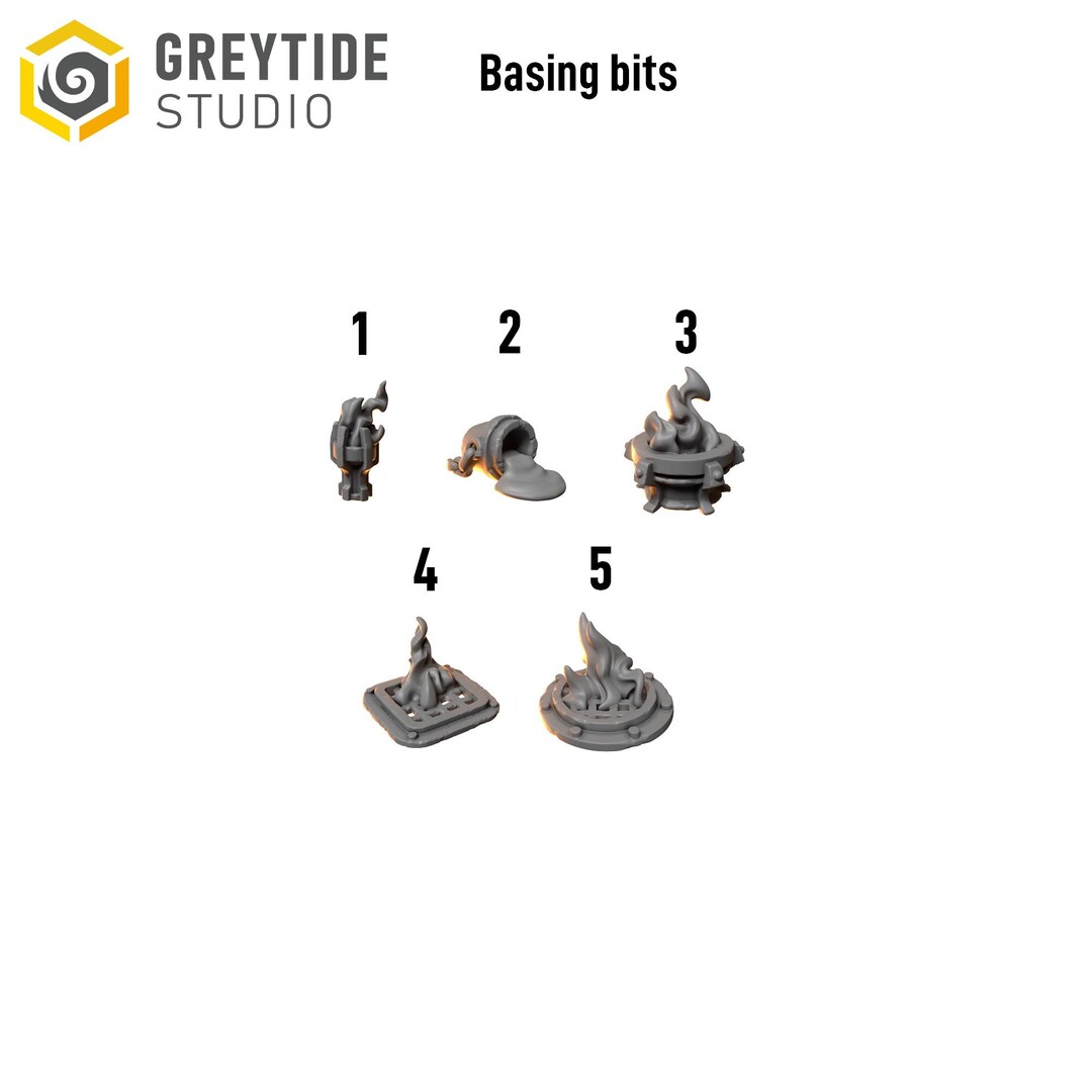Anvil Wardens Basing Bits (set of 5) 16K | 24K UHD by Greytide Studios ...