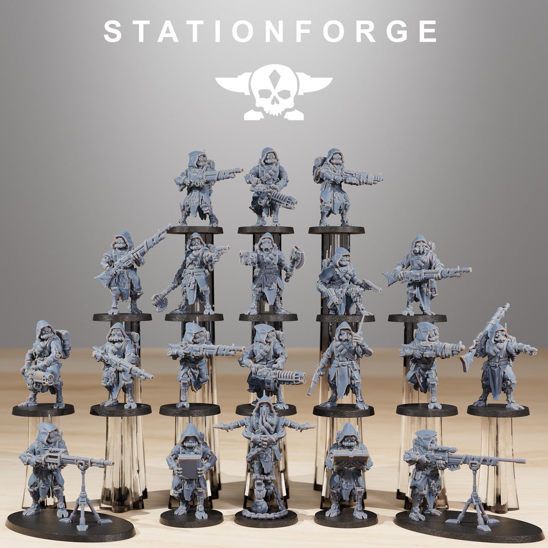 Scavenger Rangers X20 Builder Kit - Station Forge Mechanized Infantry ...