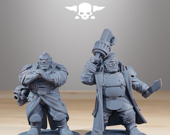 GrimGuard Mutants Singles + Base(s) Stampe UHD 16K / 12K di StationForge / Guerra di trincea / Fanteria ribelle / Templare della Guardia del Vuoto