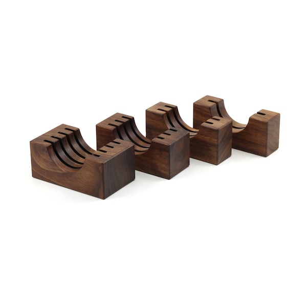 51mm | 53.5mm | 58.5mmWalnut Espresso Puck Screen Stand Holder