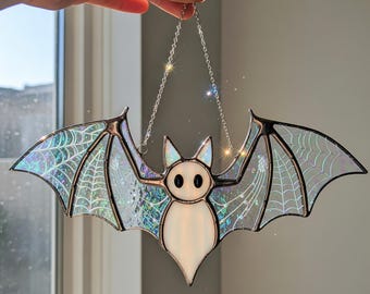 Glasmalerei Fledermaus Sonnenfänger: Gothic Halloween Fenster Dekoration