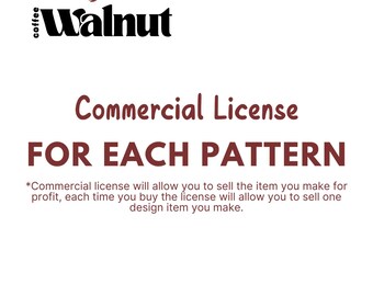 Commercial License Agreement for Each Pattern