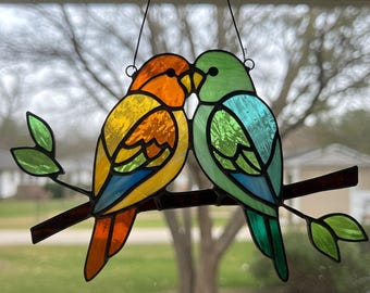 Malti Glass 【Love Birds/ラヴ　バード】台座付　ガラス工芸 il_340x270.6883761261_1scf.jpg