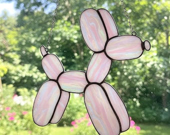 Patroon ballonhond glas-in-lood: doe-het-zelf puppydecor (pdf)