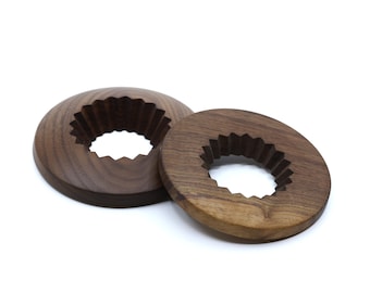 Origami Coffee Dripper Holder, Verser sur le support à café, Support en bois de noyer pour Origami Dripper S M