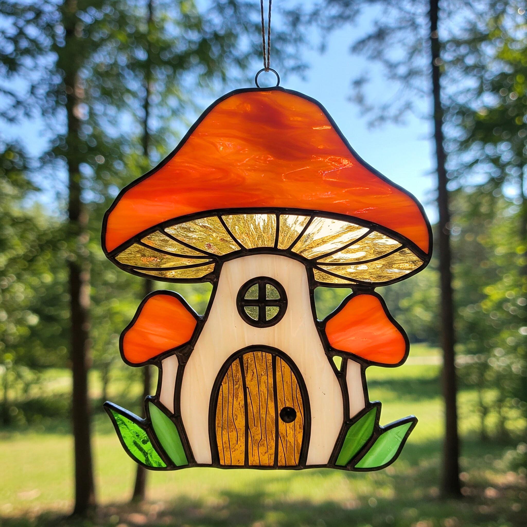 きのこの家のステンドグラスパターンバンドル：気まぐれな妖精の